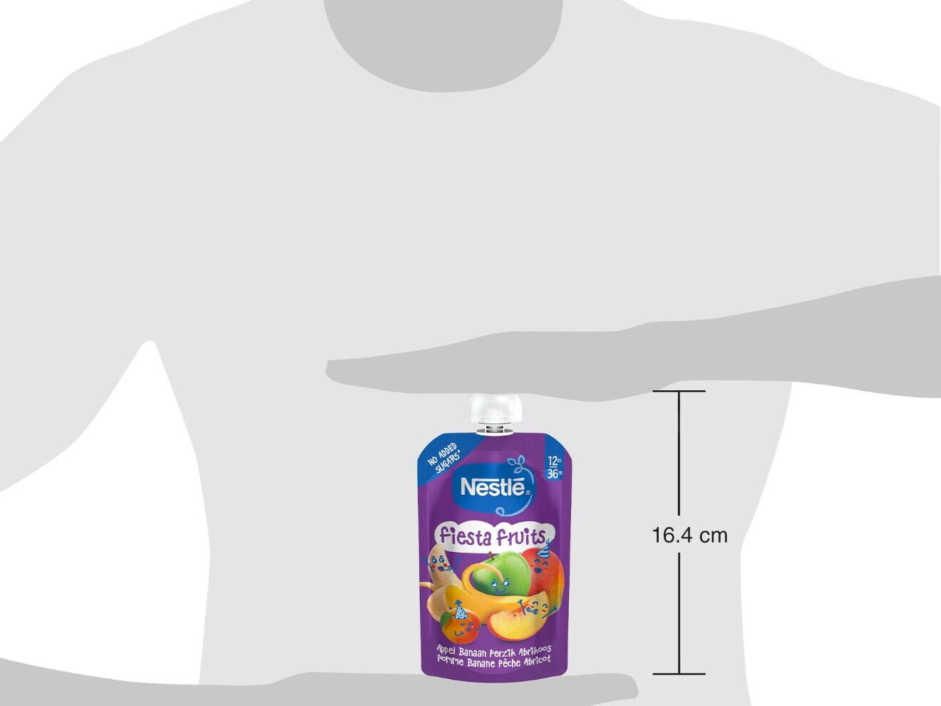NESTLÉ Fiesta Fruits Appel Banaan Perzik Abrikoos 12+ maanden