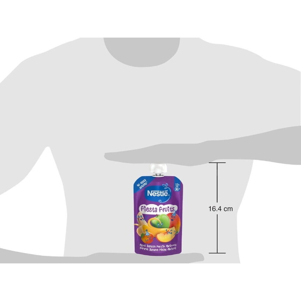 NESTLÉ Fiesta Fruits Appel Banaan Perzik Abrikoos 12+ maanden