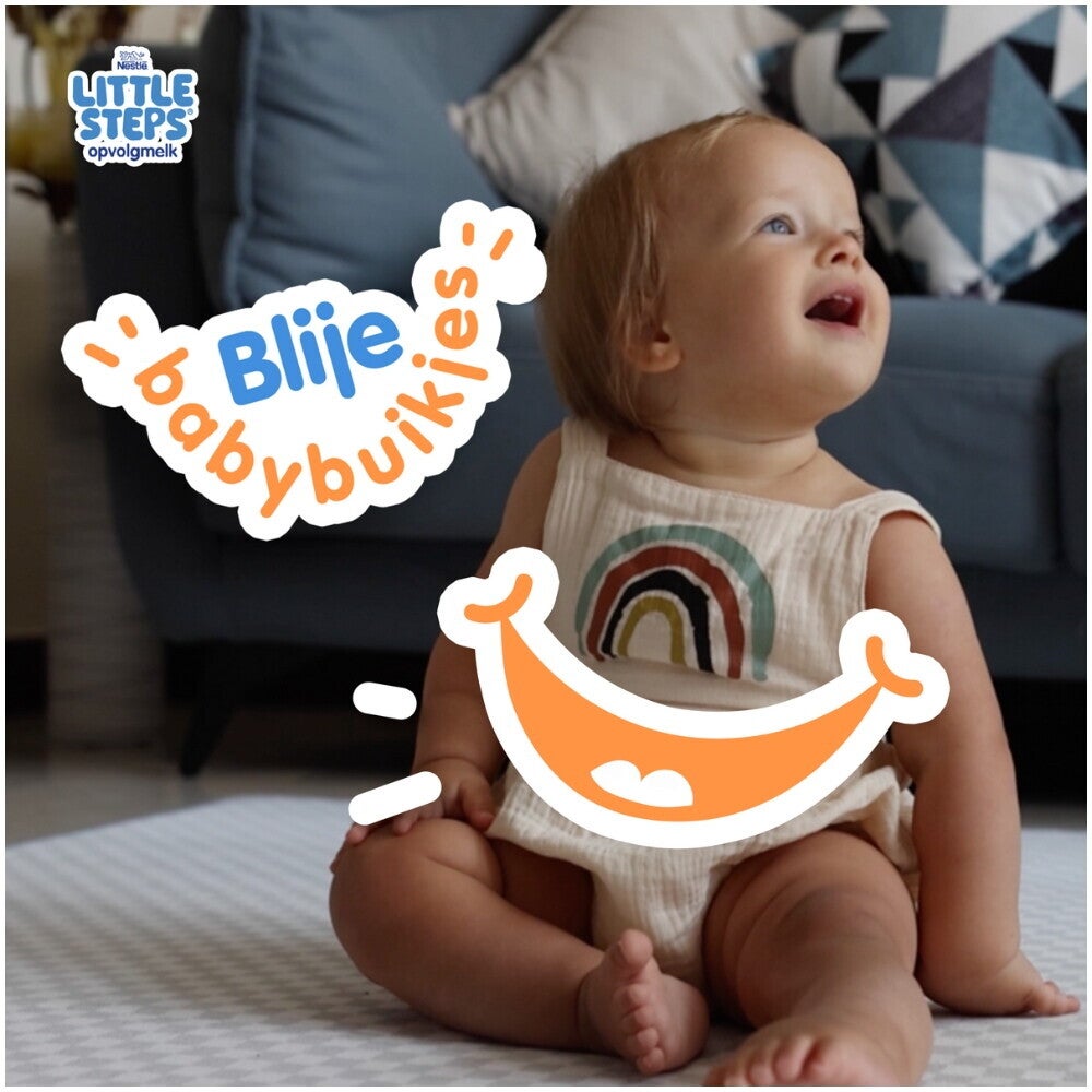 LITTLE STEPS® 2 Flesvoeding Opvolgmelk Blije Babybuikjes