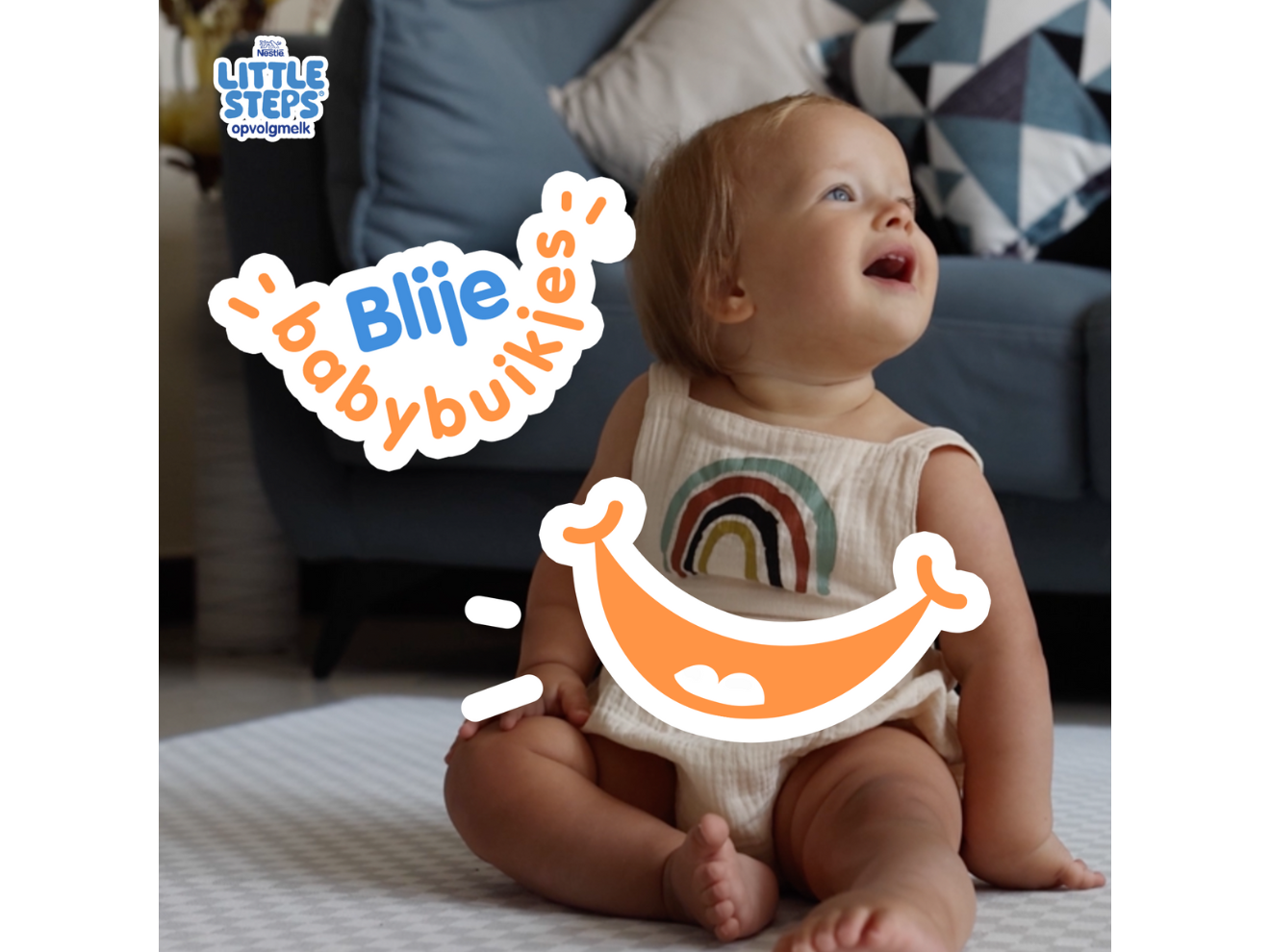 LITTLE STEPS® 2 Flesvoeding Opvolgmelk Blije Babybuikjes