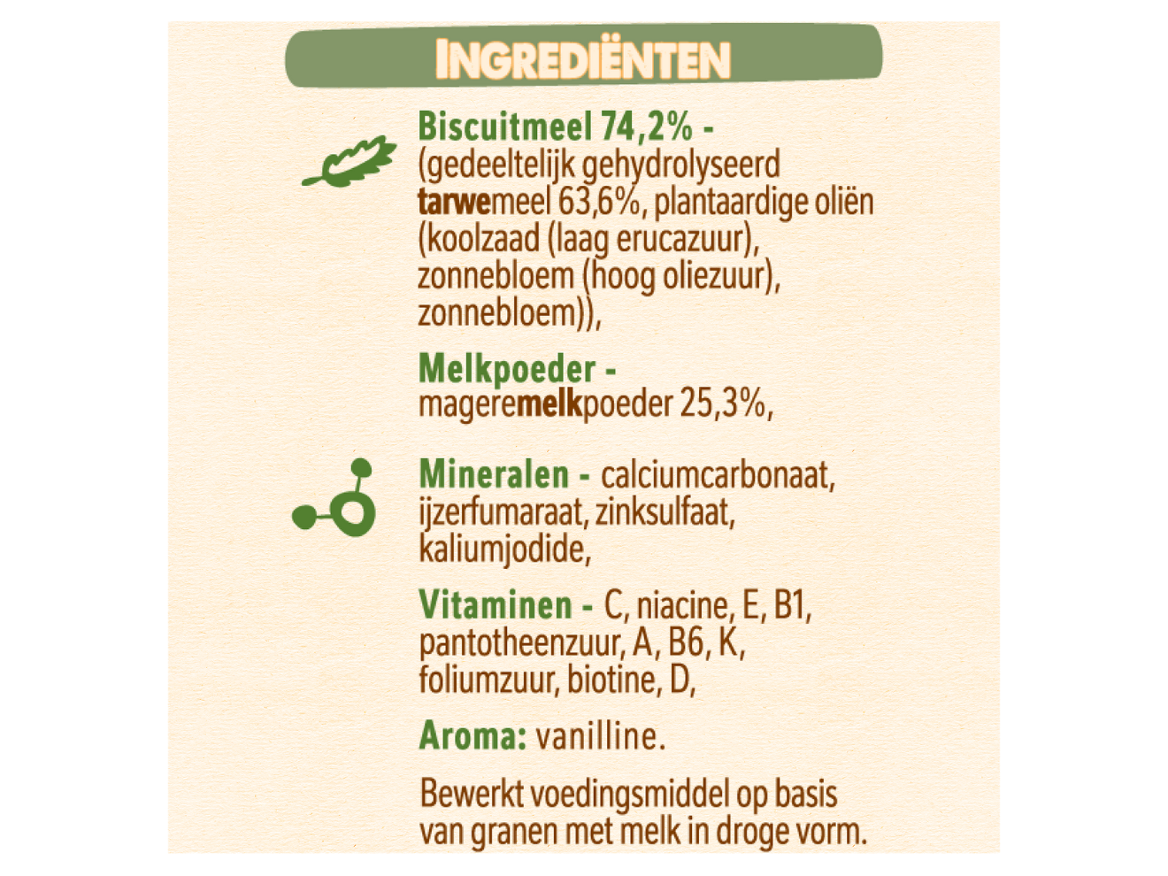 NESTLÉ® Baby Cereals Biscuit 6+ maanden