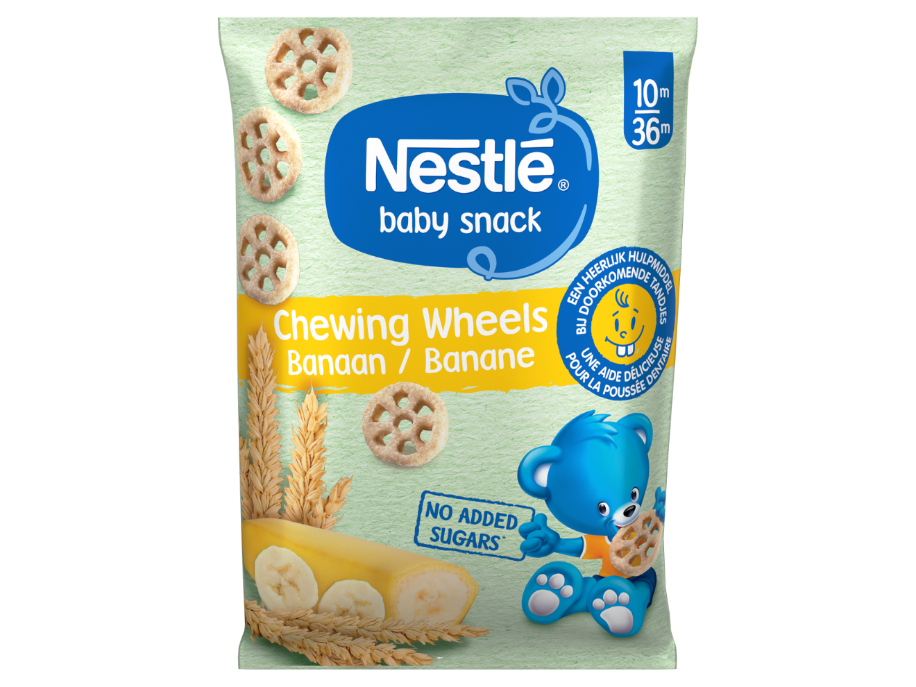 NESTLÉ Baby Snack Chewing Wheels Banaan 10+ maanden