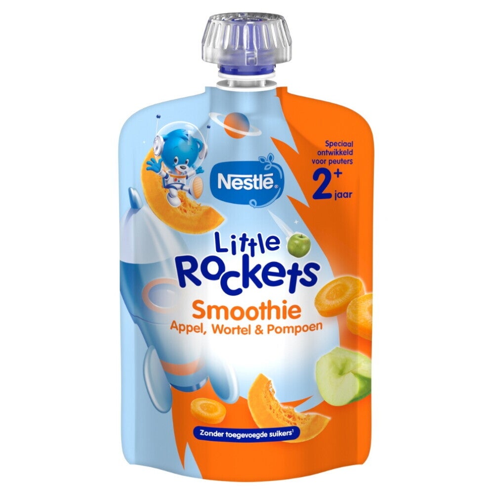 NESTLÉ Little Rockets Smoothie Appel Wortel Pompoen 2+