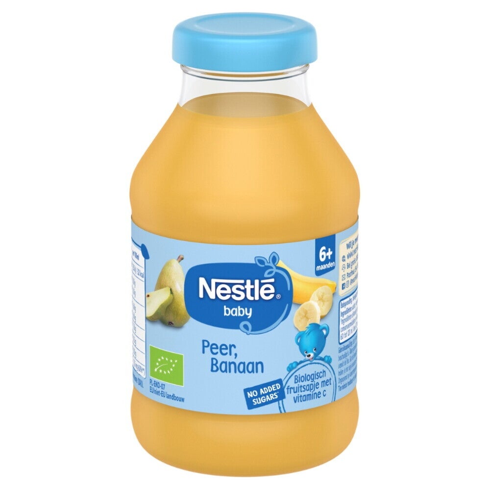 NESTLÉ Organic Babysap Peer Banaan 6+ maanden