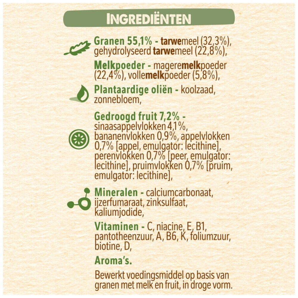 NESTLÉ® Baby Cereals Multifruit 12+ maanden