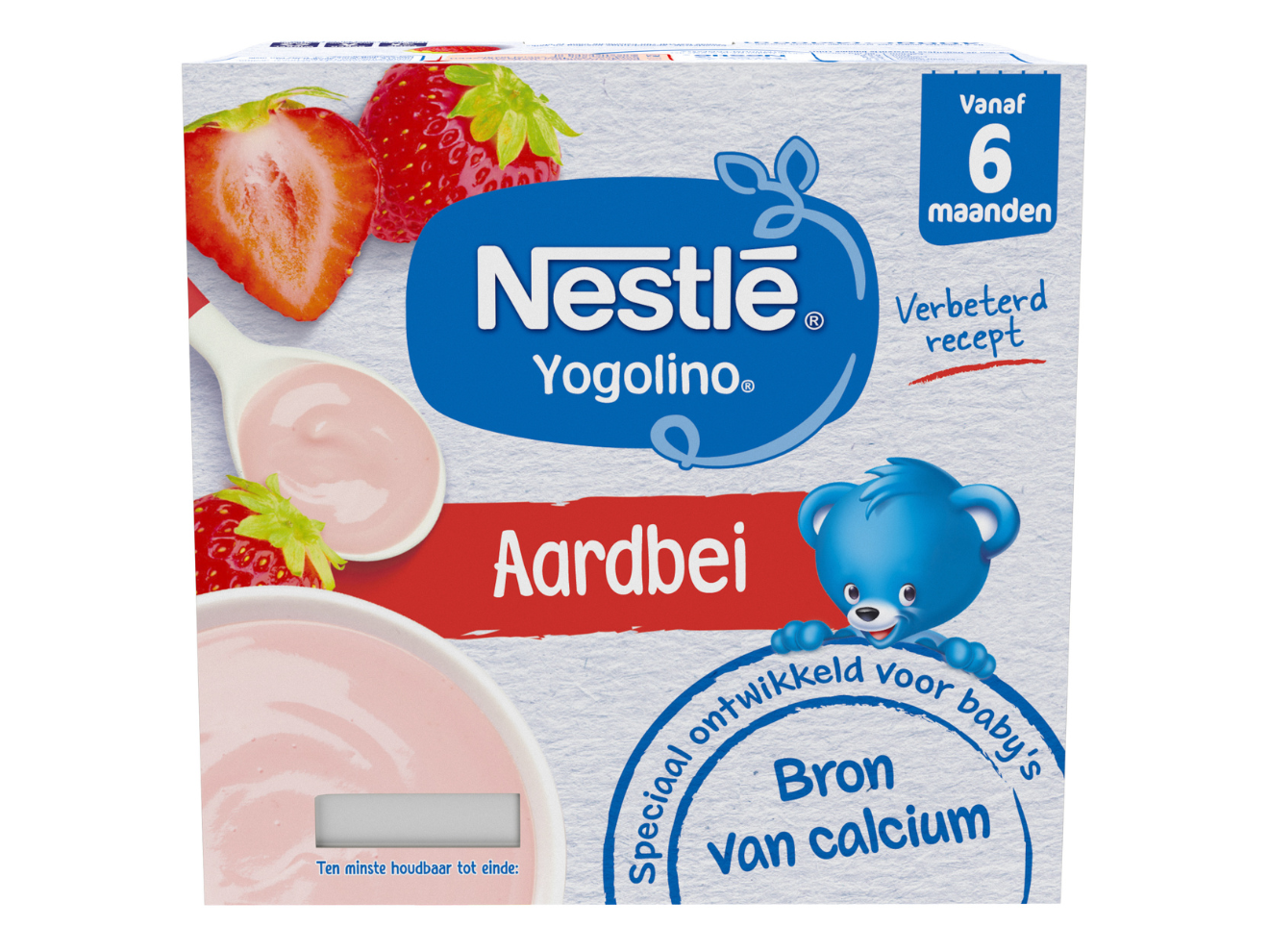 NESTLÉ Yogolino® Babytoetje Aardbei 6+ maanden