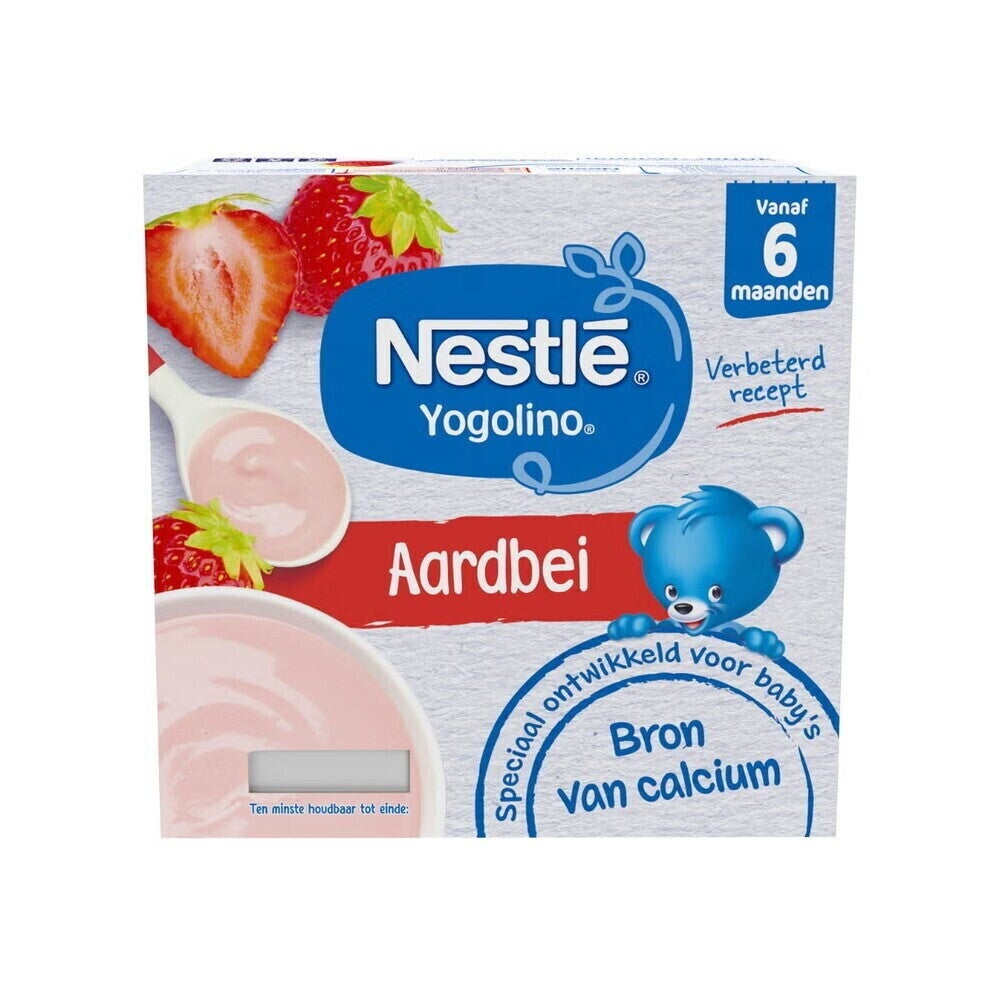 NESTLÉ Yogolino® Babytoetje Aardbei 6+ maanden