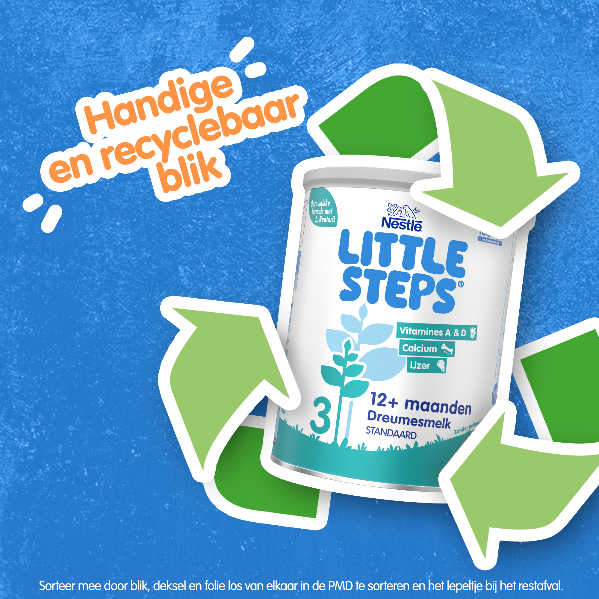 LITTLE STEPS 3 recyclebaar blik