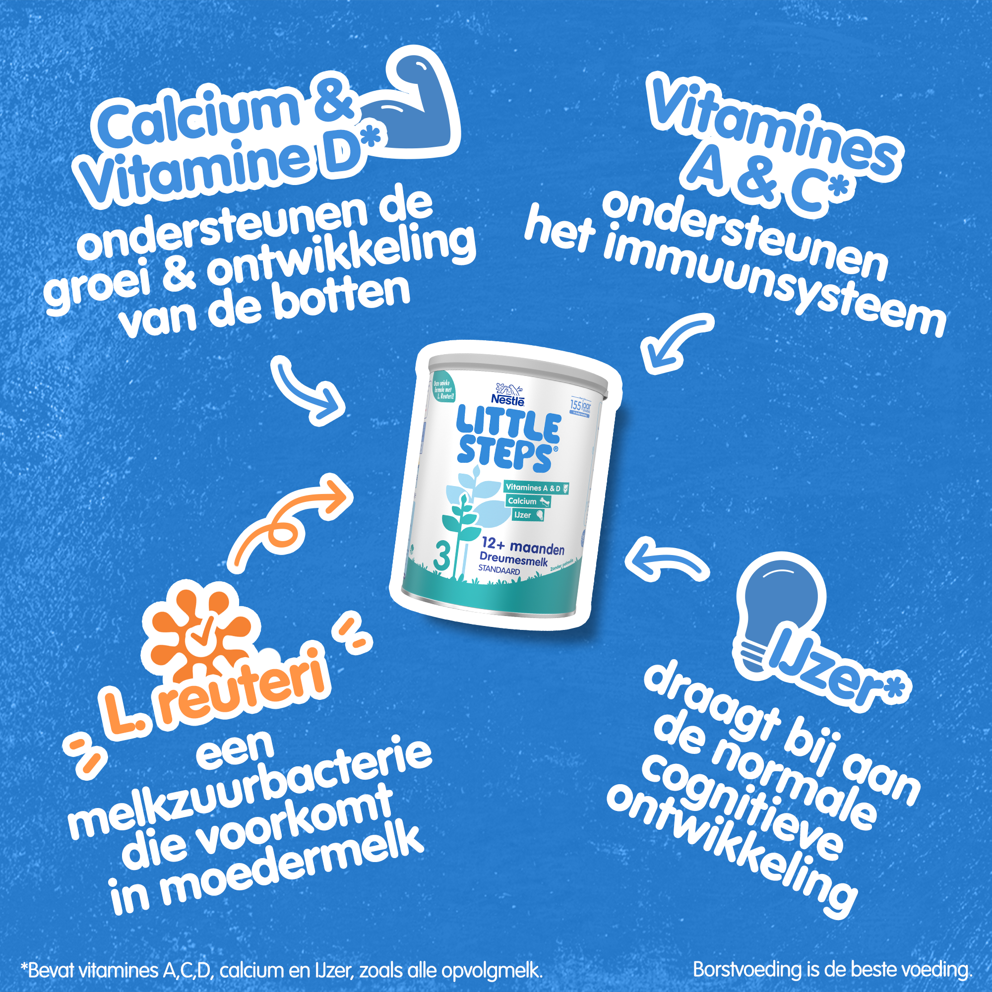 LITTLE STEPS 3 voordelen