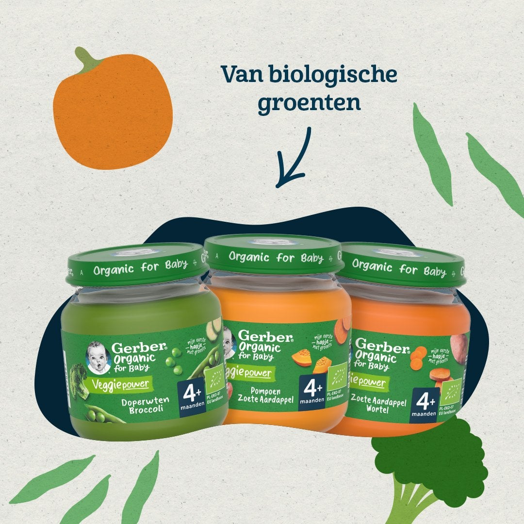 Gerber VeggiePower biologische groenten 