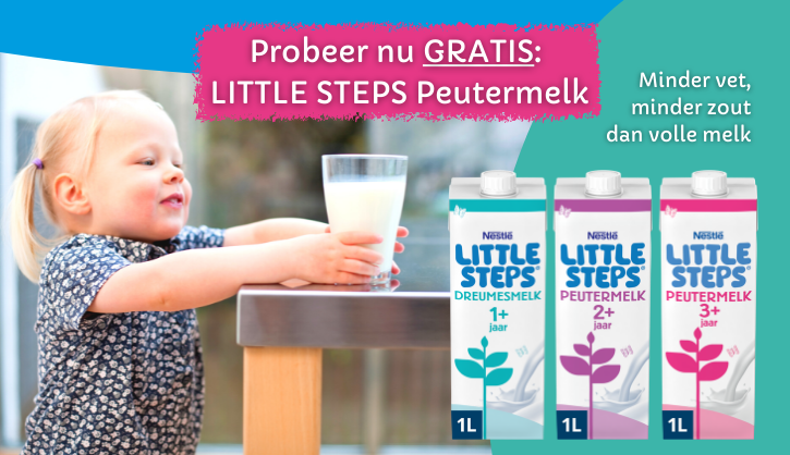Probeer gratis LITTLE STEPS Peutermelk
