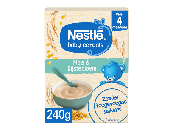 NESTLE baby cereals mais en rijstebloem