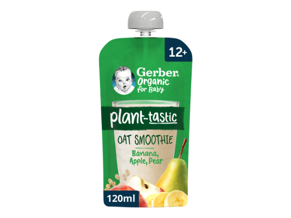 GERBER® Plant-tastic Oat Drink Smoothie Banaan Appel Peer GERBER® Plant-tastic Oat Drink Smoothie Banaan Appel Peer