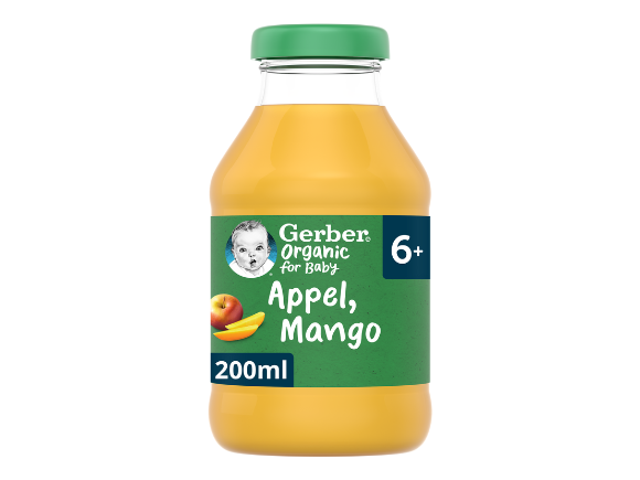 Gerber Organic fruitsap appel mango