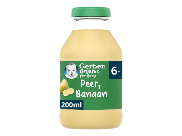 Gerber Organic fruitsap peer banaan Gerber Organic fruitsap peer banaan