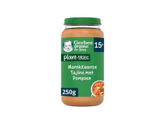 Gerber® Plant-tastic Marokkaanse Tajine Pompoen 15+ Gerber® Plant-tastic Marokkaanse Tajine Pompoen 15+