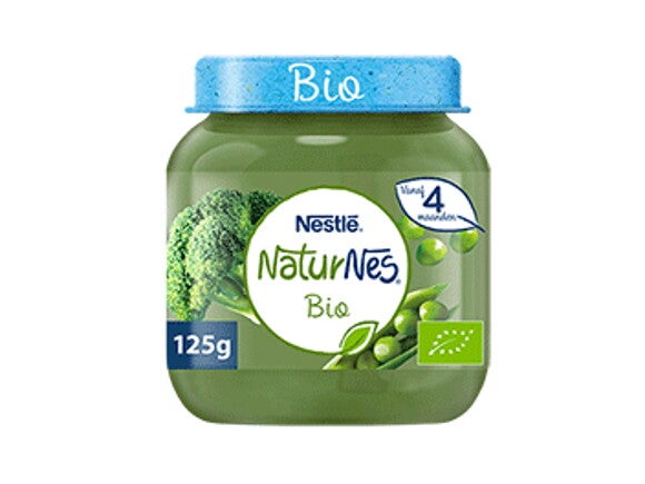 NaturNes Bio Doperwten, Broccoli 4 maanden