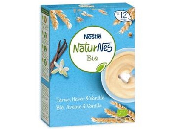 NaturNes Bio pap Tarwe, Haver en Vanille
