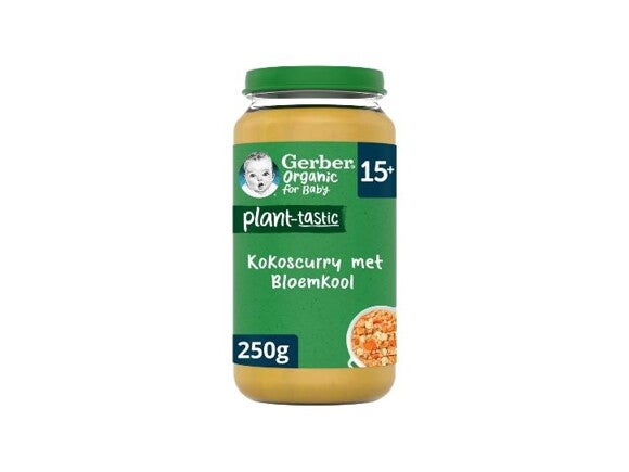 Gerber® Plant-tastic Kokoscurry met Bloemkool 15+