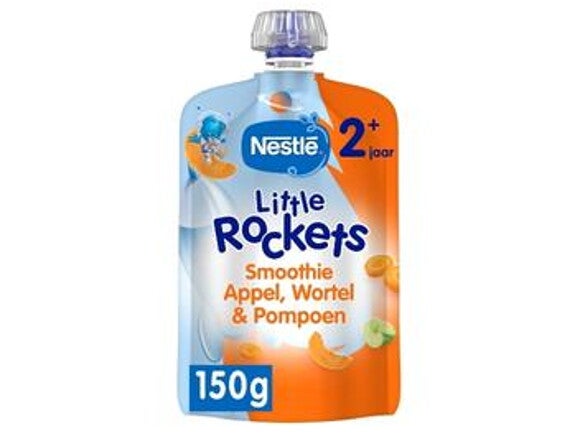 NESTLÉ Little Rockets Smoothie Appel Wortel Pompoen NESTLÉ Little Rockets Smoothie Appel Wortel Pompoen