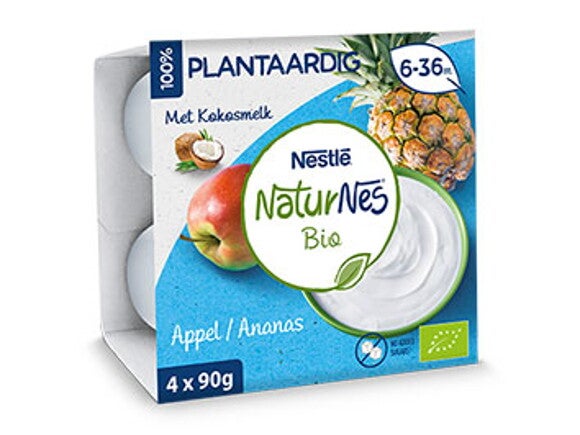 NaturNes® Bio Plantaardig Appel Ananas NaturNes® Bio Plantaardig Appel Ananas