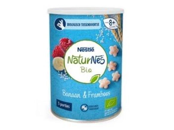 NaturNes Bio NutriPops Banaan Framboos NaturNes Bio NutriPops Banaan Framboos