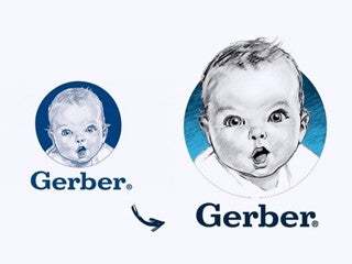Gerber baby logo geschiedenis