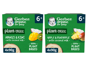 Assortiment GERBER Organic Plantaardige toetjes