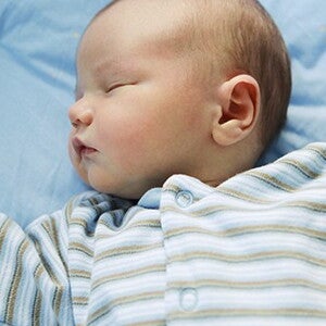 Slapende baby