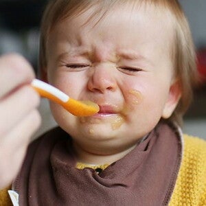 Baby is een slechte eter