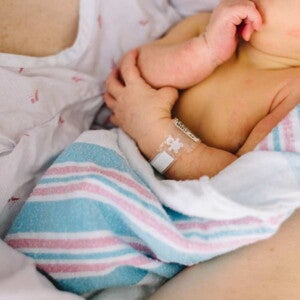 Moeder met pasgeboren baby