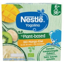 NESTLÉ Yogolino® Plantaardig Toetje Mango Kiwi 6+ maanden