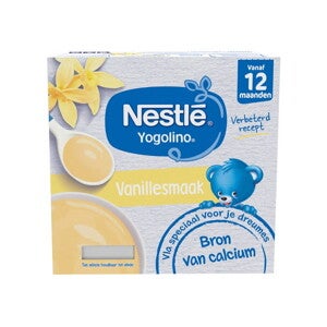 NESTLÉ Yogolino® Dreumestoetje Vanillesmaak 12+ maanden NESTLÉ Yogolino® Dreumestoetje Vanillesmaak 12+ maanden