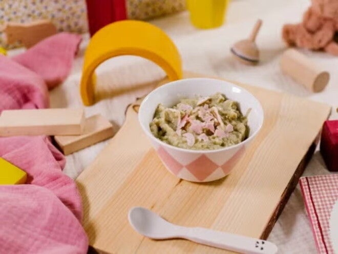 Witlofpuree met ham en kaas