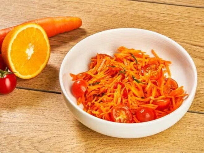 Wortelsalade met sinaasappel