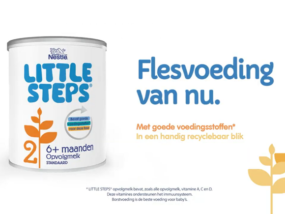 LITTLE STEPS® opvolgmelk - Flesvoeding van Nu 30"' Ad On