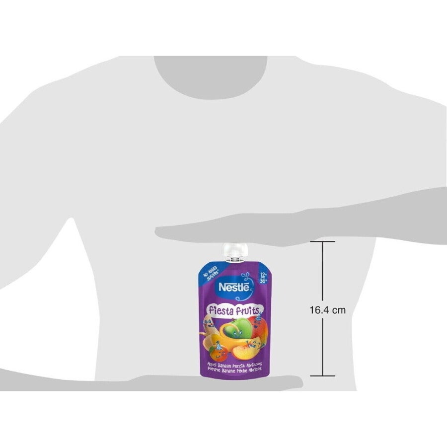 NESTLÉ Fiesta Fruits Appel Banaan Perzik Abrikoos 12+ maanden