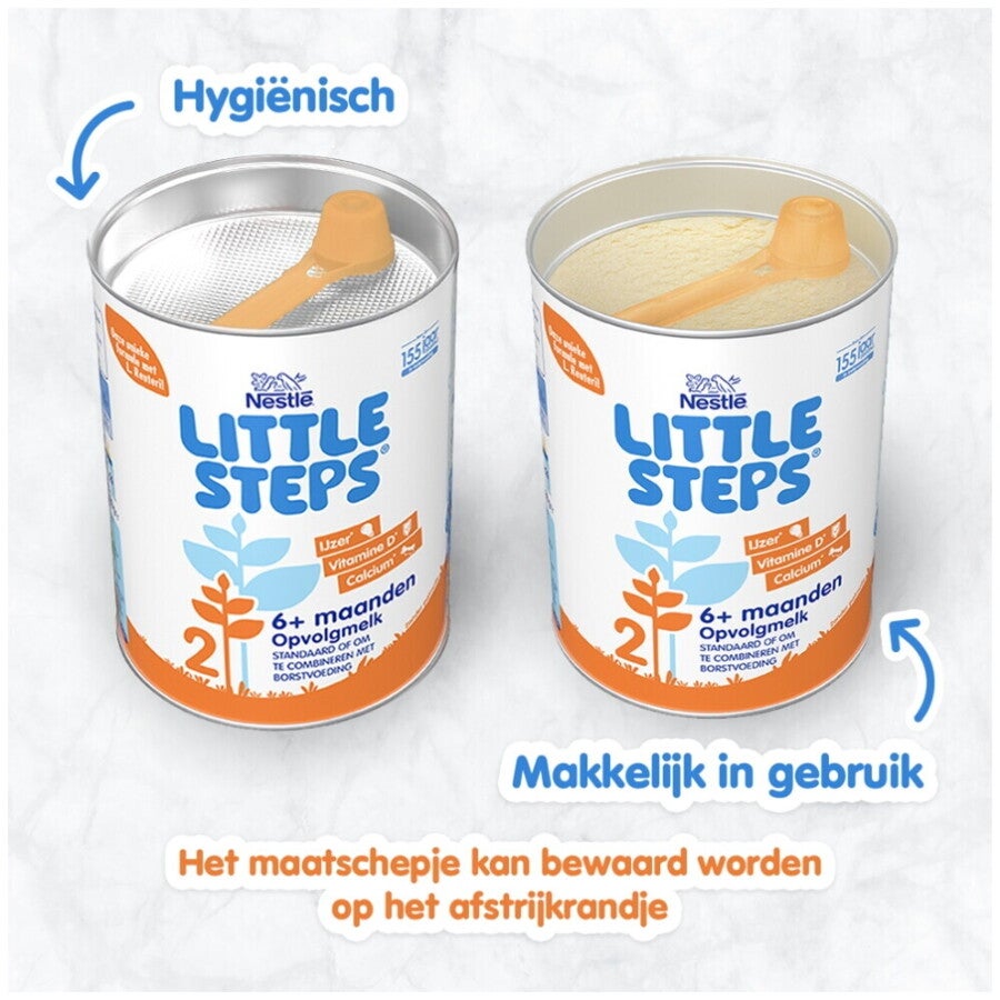LITTLE STEPS® 2 Flesvoeding Opvolgmelk Hygiënisch en Makkelijk in Gebruik