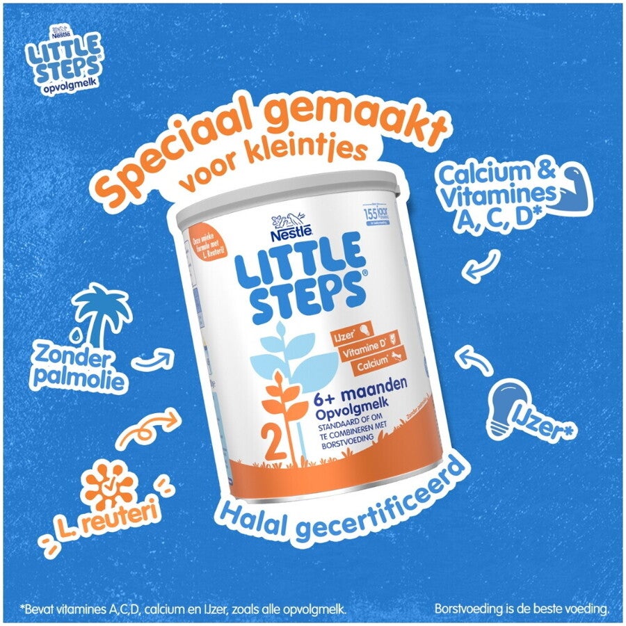 LITTLE STEPS® 2 Flesvoeding Opvolgmelk Speciaal Gemaakt voor Kleintjes