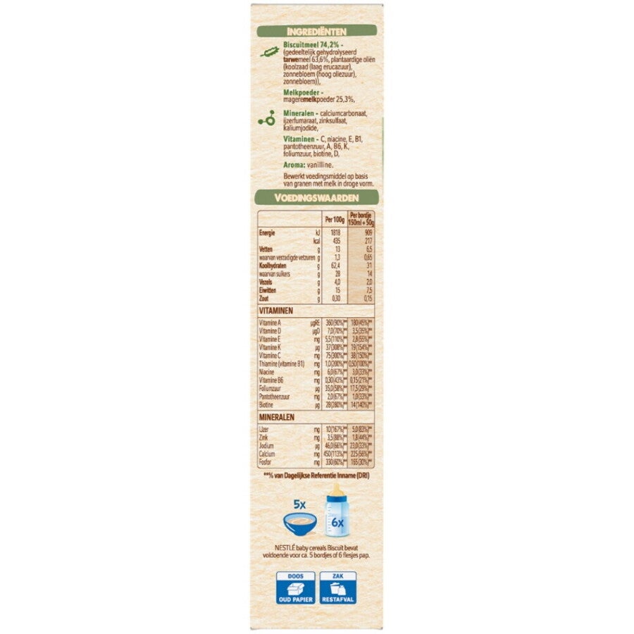NESTLÉ® Baby Cereals Biscuit 6+ maanden