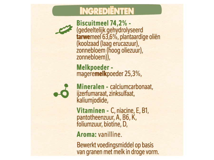 NESTLÉ® Baby Cereals Biscuit 6+ maanden