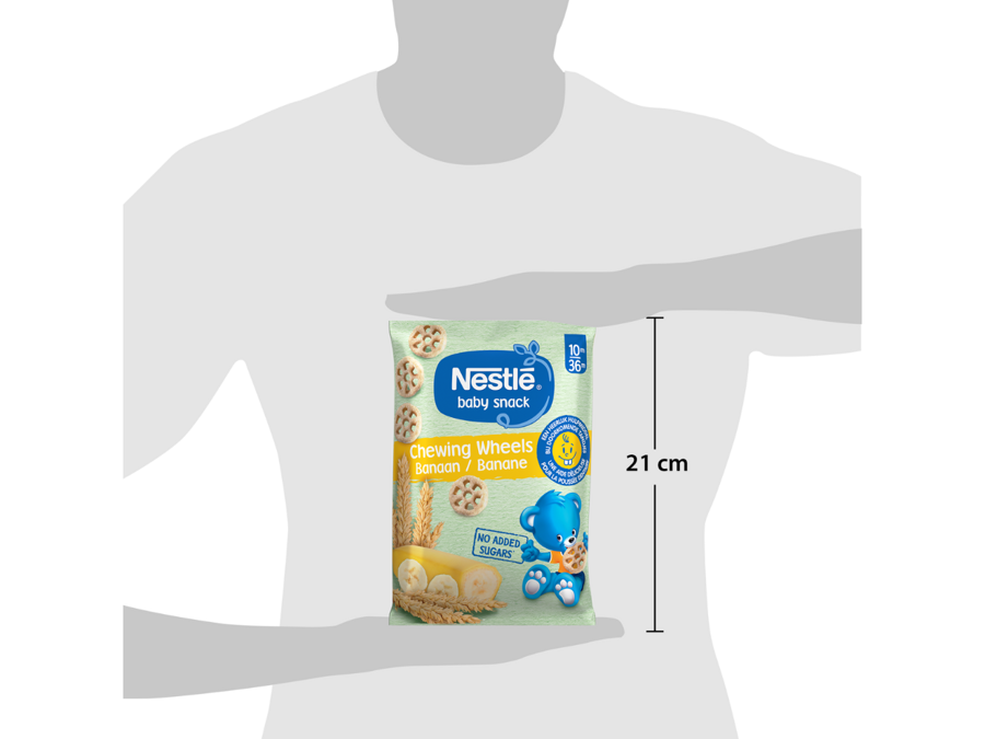 NESTLÉ Baby Snack Chewing Wheels Banaan 10+ maanden
