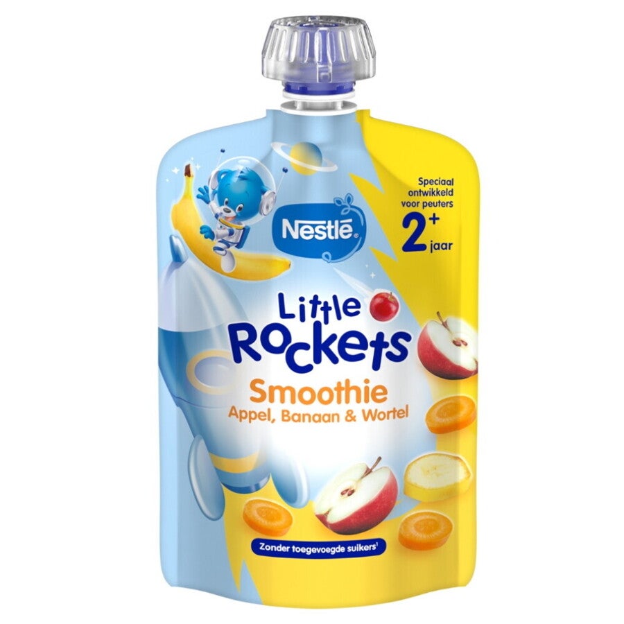 NESTLÉ Little Rockets Smoothie Appel Banaan Wortel 2+