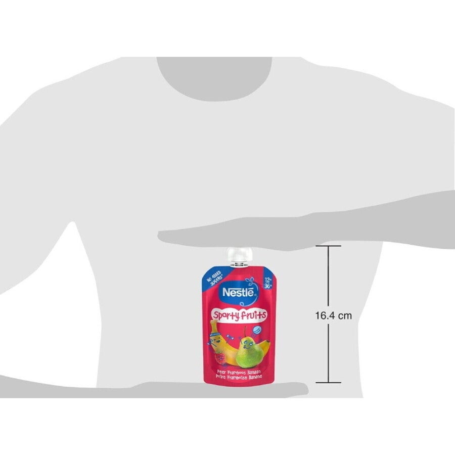 NESTLÉ Sporty Fruits Peer Framboos Banaan 12+ maanden