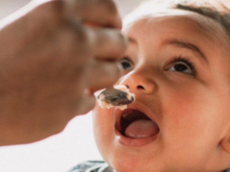 Feeding baby