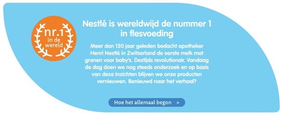 Nummer 1 in flesvoeding