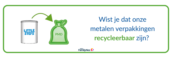 Wist je dat onze metalen verpakkingen recycleerbaar zijn?